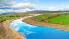 The River Shannon is the longest river in Ireland at 360.5 kilometres, running from Shannon River Basin to the Atlantic Ocean